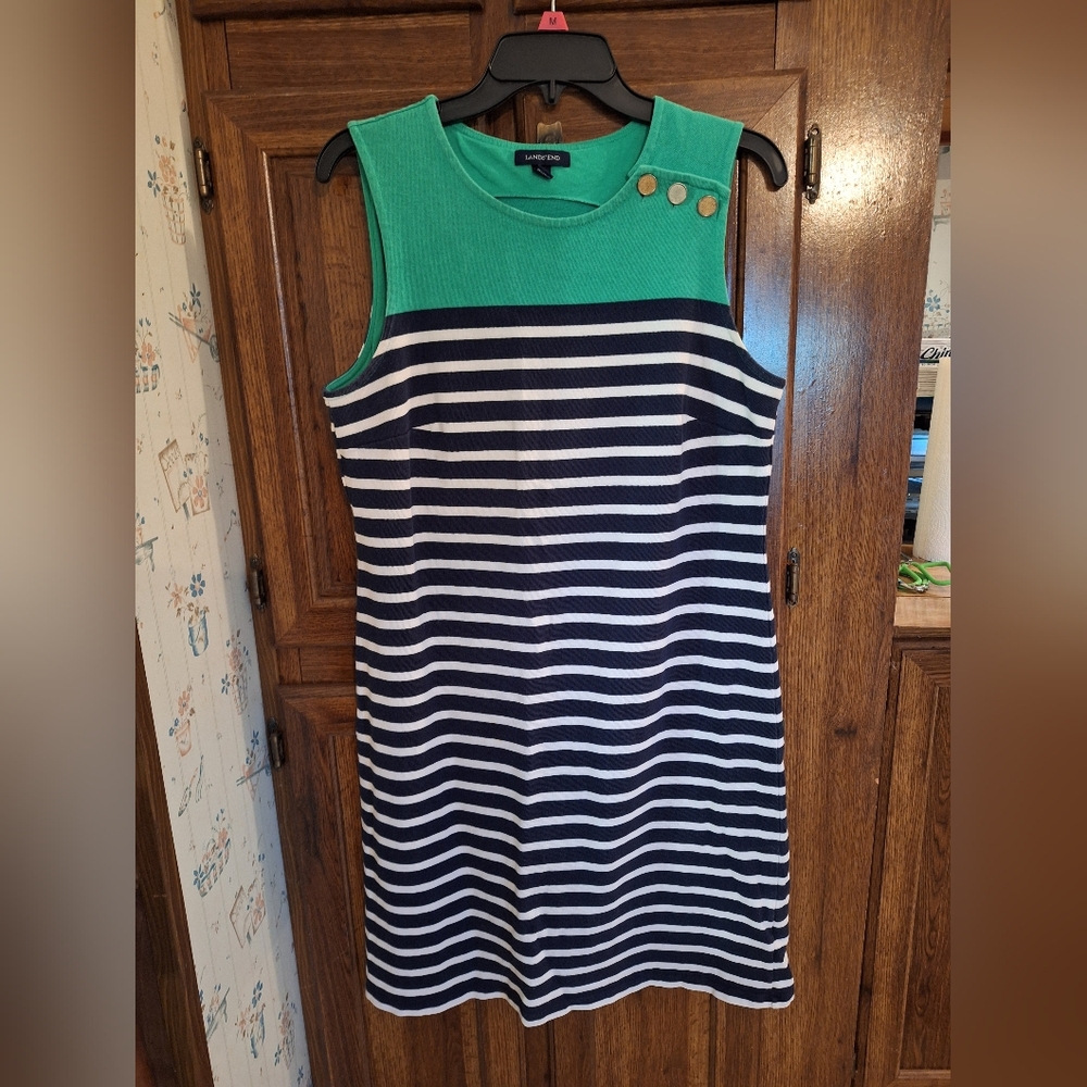 Lands End Dress Sz Med